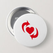 Switch trots ronde button 7,6 cm (Voorkant /achterkant)