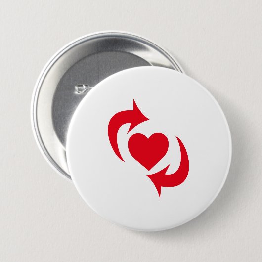 Switch trots ronde button 7,6 cm (Voorkant /achterkant)