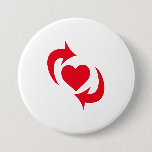 Switch trots ronde button 7,6 cm (Voorkant)