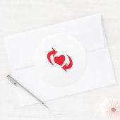 Switch trots ronde sticker (Envelop)