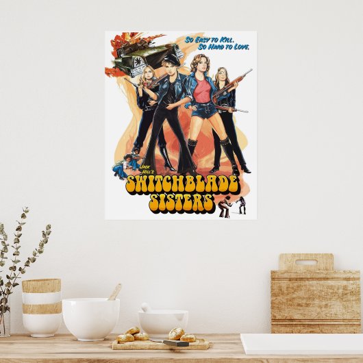 Switchblade-zussen Poster (Keuken)