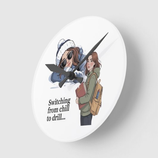 Switching from chill to drill ronde klok (Hoek)