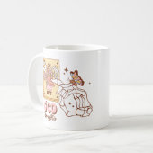 Switching Off OCD Whimsical Retro OCD Awareness Koffiemok (Voorkant links)