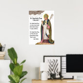 Swithunus van Winchester Poster (Thuiskantoor)