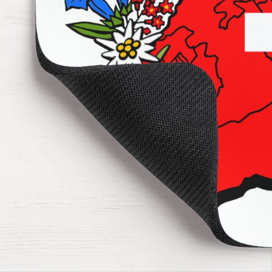 Switz Map Mousepad Muismat (Hoek)