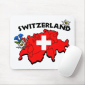 Switz Map Mousepad Muismat (Met muis)