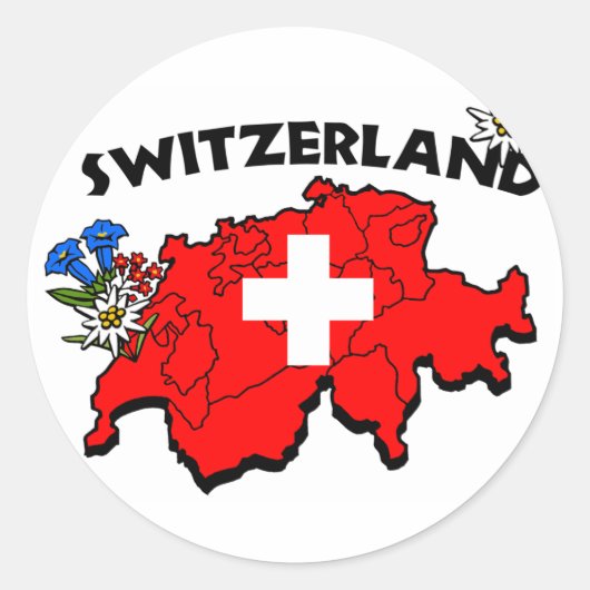 Switz Map Sticker (Voorkant)
