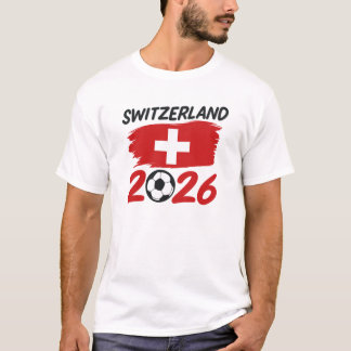Switzerland 2026 Soccer Fan Gear Supporters T-shirt