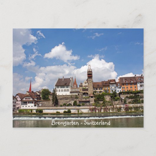 Switzerland Bremgarten Photography Postcard Briefkaart (Voorkant)
