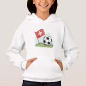 Switzerland flag and crayon-style soccer ball (Voorkant)