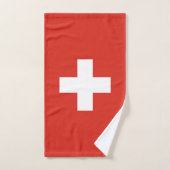 Switzerland Flag Bad Handdoek (Handdoek)