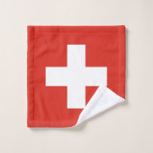 Switzerland Flag Bad Handdoek (Wasdoekje)