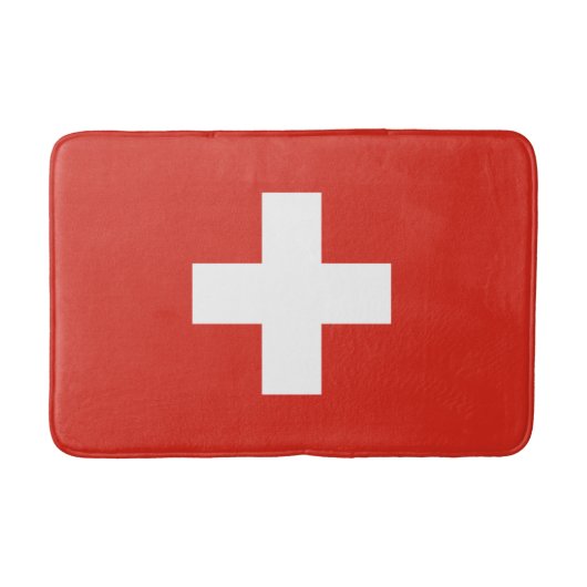 Switzerland Flag Badmat (Voorkant)