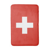 Switzerland Flag Badmat (Voorkant Verticaal)
