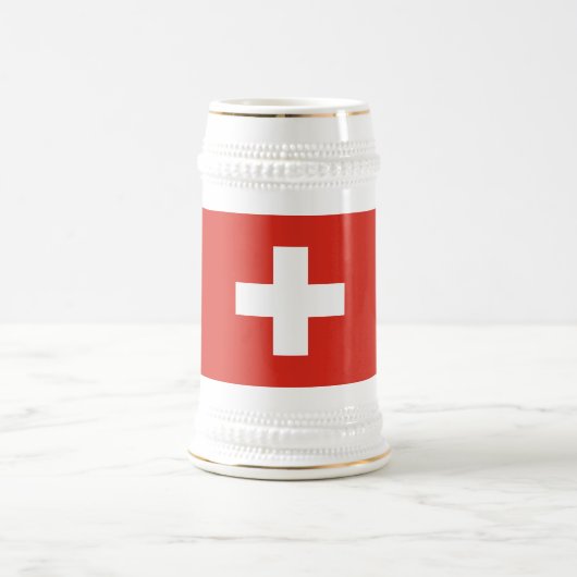 Switzerland Flag Bierpul (Center)