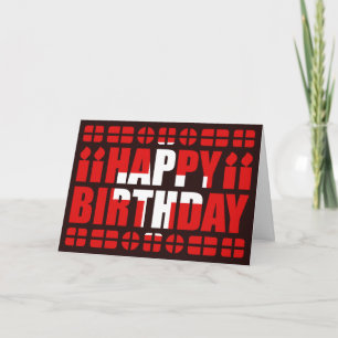 Switzerland Flag Birthday Card Kaart
