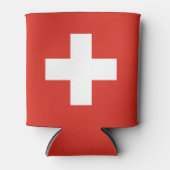 Switzerland Flag Blikjeskoeler (Voorkant)