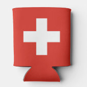 Switzerland Flag Blikjeskoeler (Achterkant)