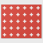 Switzerland Flag Cadeaupapier (Vlak)