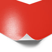 Switzerland Flag Foto Afdruk (Hoek)