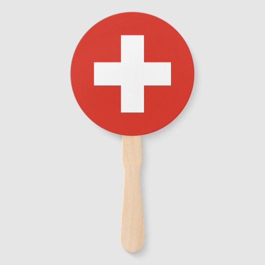 Switzerland Flag Handwaaier (Voorkant)