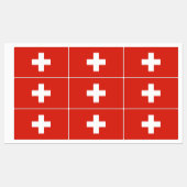 Switzerland Flag Labels (Vel)