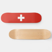Switzerland Flag Persoonlijk Skateboard (Horizontaal)