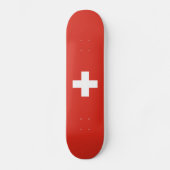 Switzerland Flag Persoonlijk Skateboard (Voorkant)