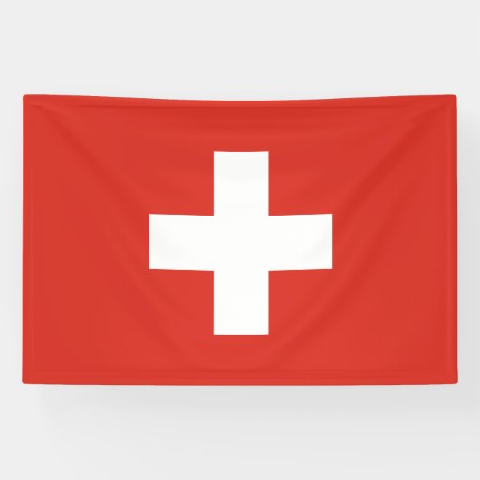 Switzerland Flag Spandoek (Horizontaal)