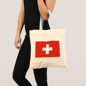 Switzerland Flag Tote Bag (Voorkant (product))