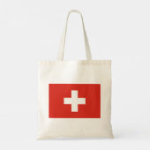 Switzerland Flag Tote Bag (Achterkant)
