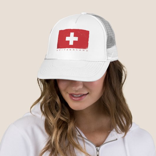 SWITZERLAND FLAG TRUCKER PET (In situ)