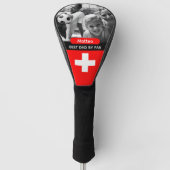 Switzerland Golf, Best Dad, Swiss Flag, Photo Golfheadcover (Voorkant)