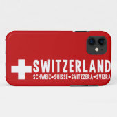 SWITZERLAND iPhone case (Achterkant (horizontaal))