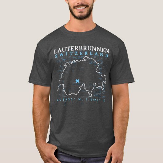 Switzerland Lauterbrunnen T-shirt (Voorkant)