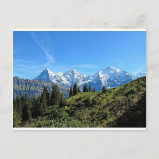 Switzerland Majestic Beautiful Mountains Briefkaart