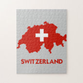 SWITZERLAND MAP LEGPUZZEL (Verticaal)