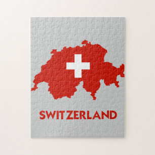 SWITZERLAND MAP LEGPUZZEL