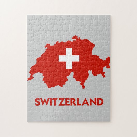SWITZERLAND MAP LEGPUZZEL (Verticaal)