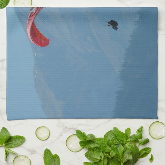 Switzerland Paraglider Theedoek (Gevouwen)