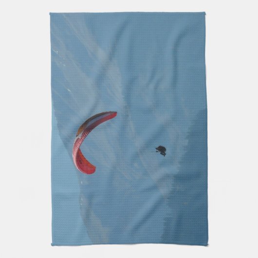 Switzerland Paraglider Theedoek (Verticaal)