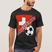 SWITZERLAND World Soccer Fan Tshirts (Voorkant)