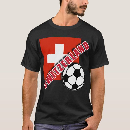 SWITZERLAND World Soccer Fan Tshirts (Voorkant)