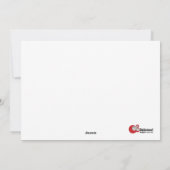 Swizzle Stick kerstfotokaart, speciaal ontwikkeld  Feestdagenkaart (Achterkant)