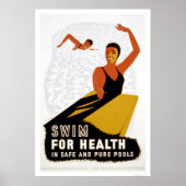 SWM voor Health 1940 WPA Poster (Voorkant)
