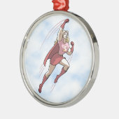 Swobole Woman Metalen Ornament (Links)