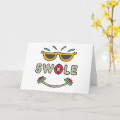 Swole Bodybuilding Kaart (Gele Bloem)