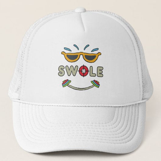 Swole Bodybuilding Trucker Pet (Voorkant)