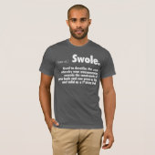 Swole Definitie - Bodybuilding Gym Humor T-shirt (Voorkant volledig)