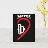 Swole Mates Schattige Workout Matchende Koppels Va Kaart (Gele Bloem)